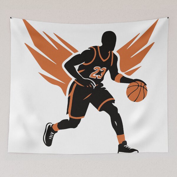 Item preview, Dynamic Basketball Player #23 – Bold Basketball Sport Silhouette designed and sold by GrowDivStudio.