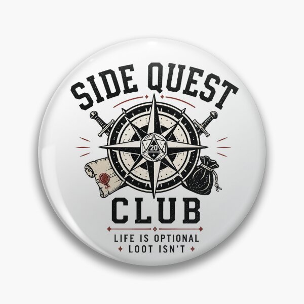 Item preview, Side Quest Club | Funny RPG Gamer | Fantasy Gaming | Gift for Gamer designed and sold by RLan.