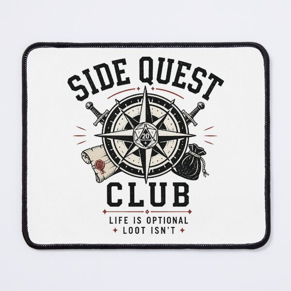 Item preview, Side Quest Club | Funny RPG Gamer | Fantasy Gaming | Gift for Gamer designed and sold by RLan.