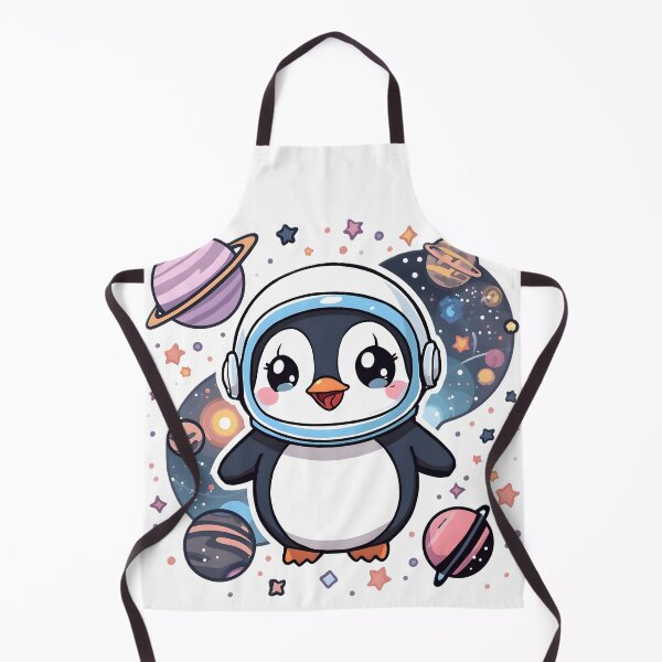 Item preview, Cute Space Penguin Astronaut | Kawaii Penguin in Space with Planets designed and sold by dreamz-world.