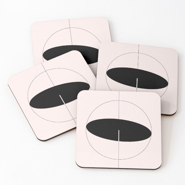 Item preview, Circle black hole and planet retro sci fi minimalist designed and sold by ArtCannelleArt.
