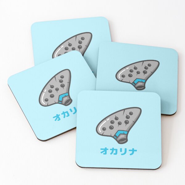 Item preview, Ocarina Gray and Blue Japanese designed and sold by DJCartoonDesigns.