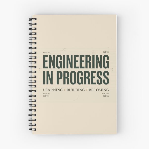 Item preview, Engineering In Progress Student Design designed and sold by Amr Darwish Graphic designer.