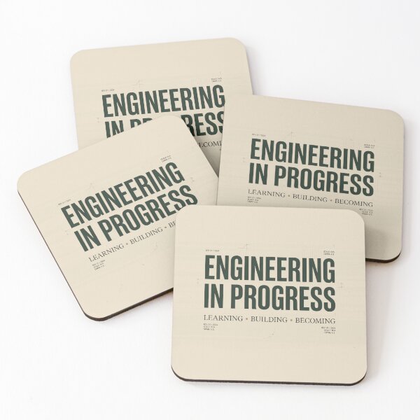 Item preview, Engineering In Progress Student Design designed and sold by Amr Darwish Graphic designer.