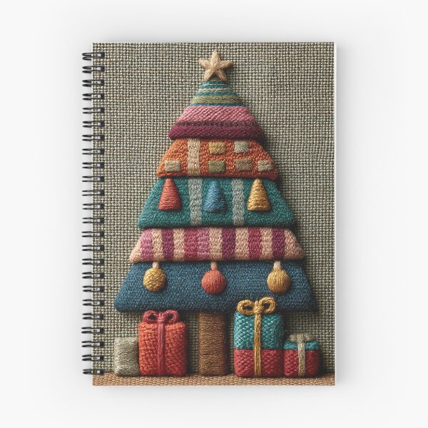 Item preview, Cozy Knitted Christmas Tree with Colorful Gifts designed and sold by colorful-white.