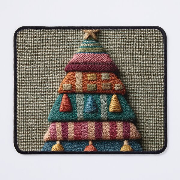 Item preview, Cozy Knitted Christmas Tree with Colorful Gifts designed and sold by colorful-white.