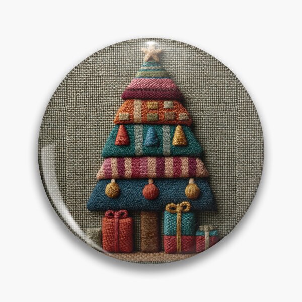 Item preview, Cozy Knitted Christmas Tree with Colorful Gifts designed and sold by colorful-white.