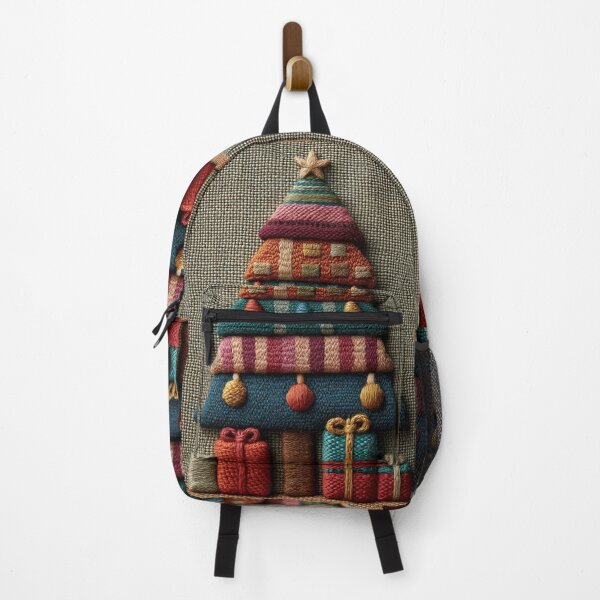 Item preview, Cozy Knitted Christmas Tree with Colorful Gifts designed and sold by colorful-white.