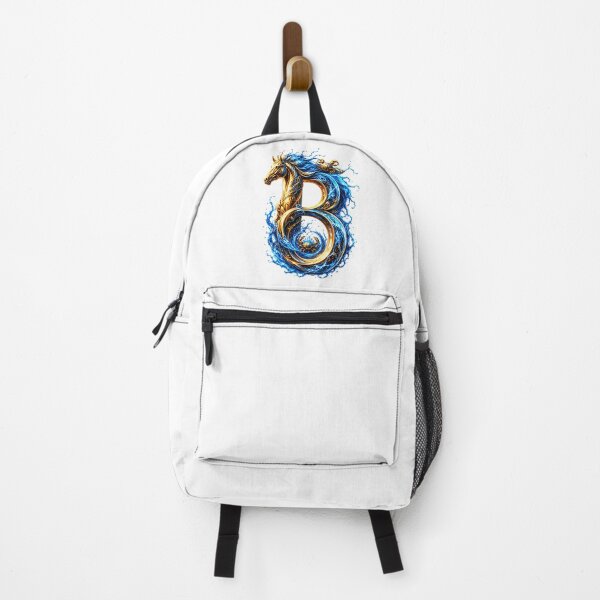 Item preview, Moonhoof Tideguard The Horse-Cancer Zodiac Letter B designed and sold by BlissBlvdShop.