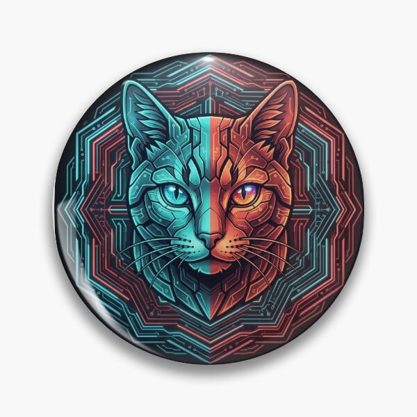 Item preview, Cyberpunk Futurist Cat designed and sold by RyxDesign.