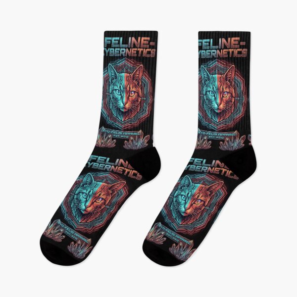 Item preview, Cyberpunk Futurist Cat designed and sold by RyxDesign.