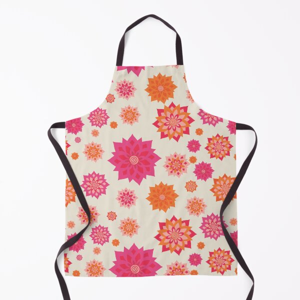 Item preview, Pink Orange Floral Seamless Vector Pattern designed and sold by prapapon.