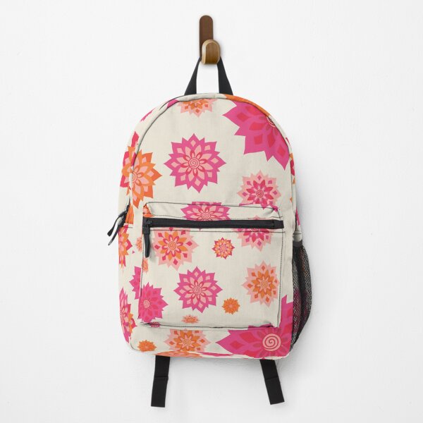 Item preview, Pink Orange Floral Seamless Vector Pattern designed and sold by prapapon.