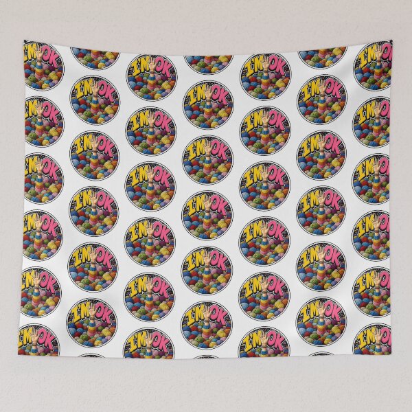Item preview, I’m OK Yarn Knitting Crochet Funny Crafting Design designed and sold by Wilcox PhotoArt.