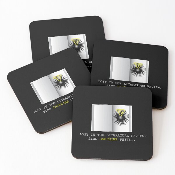 Item preview, Lost In The Literature Review Void - Send Caffeine Refill designed and sold by VTineDesigns.