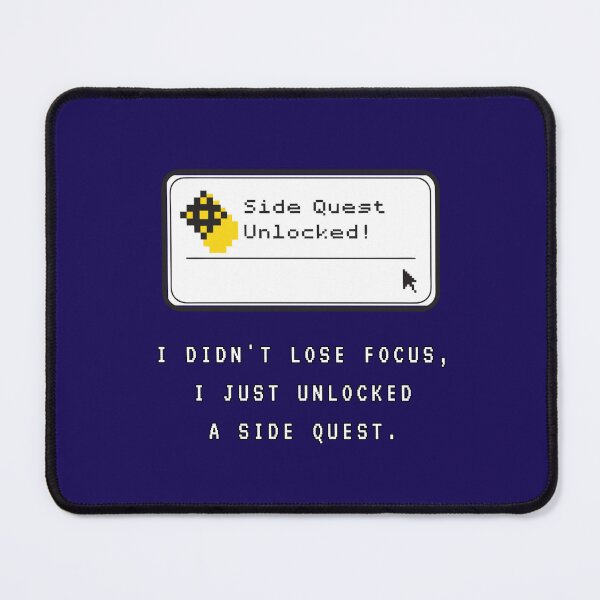 Item preview, I Didn't Lose Focus - Retro RPG ADHD Meme designed and sold by kryoarts.