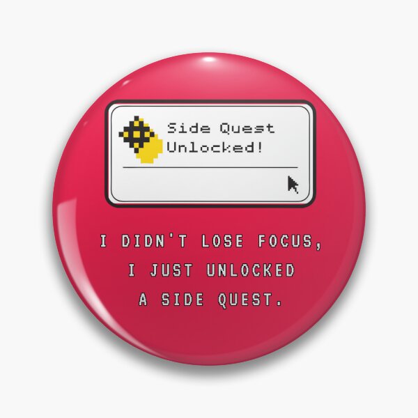 Item preview, I Didn't Lose Focus - Retro RPG ADHD Meme designed and sold by kryoarts.