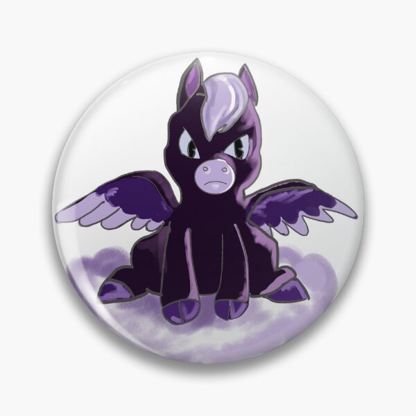 Item preview, Fantasia Black Pegasus designed and sold by PinVillainBenji.