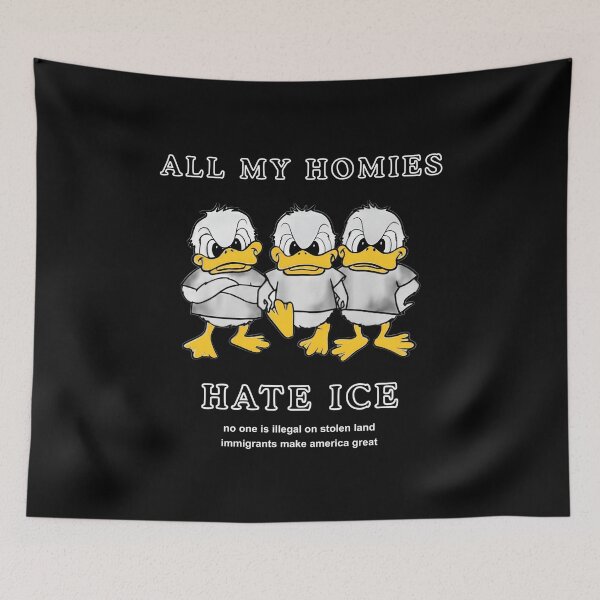 Item preview, ALL MY HOMIES HATE ICE designed and sold by ProgressiveMob.