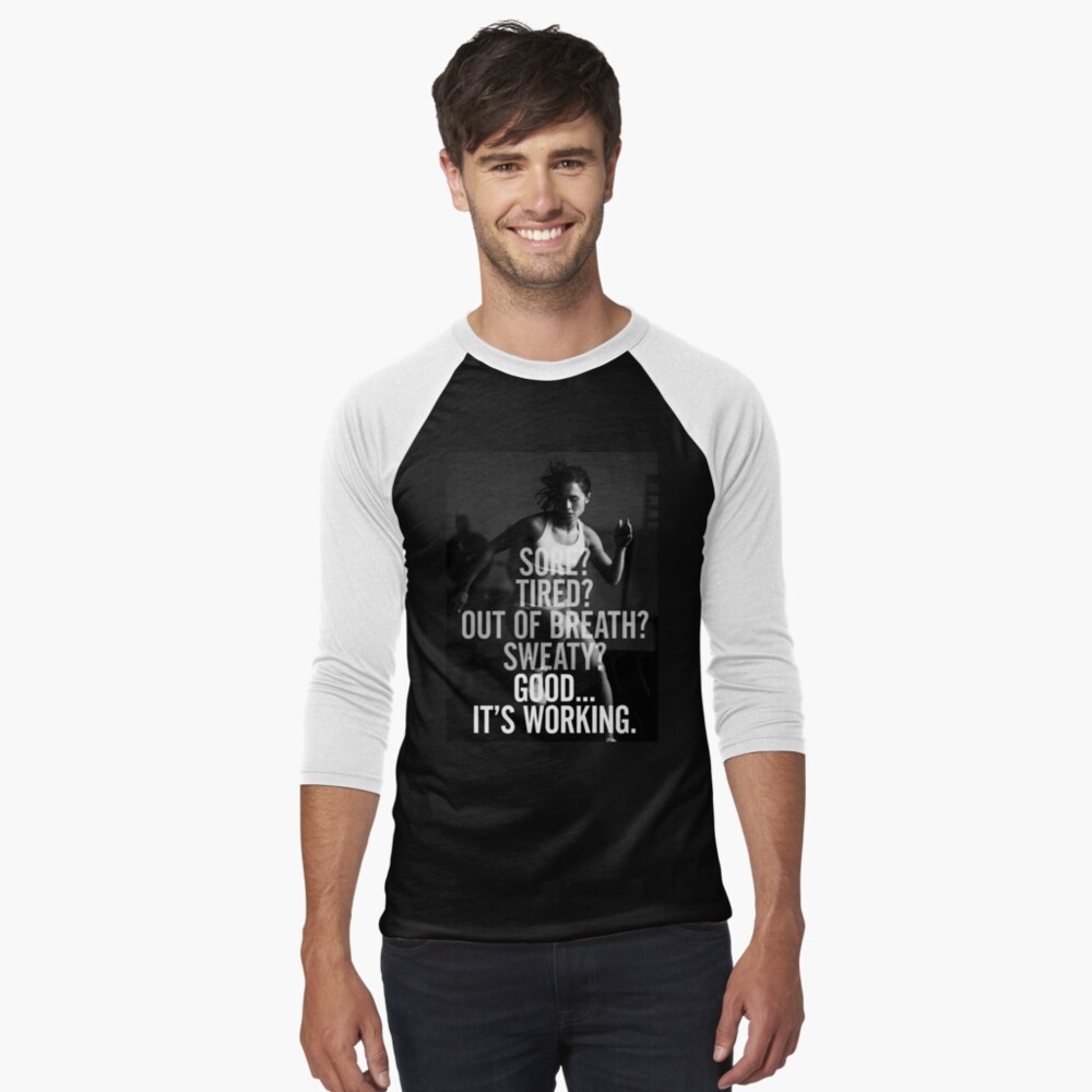 Item preview, Baseball ¾ Sleeve T-Shirt designed and sold by superfitstuff.