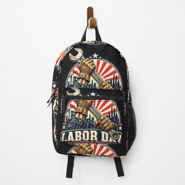 Item preview, Labor Day Honor The Work - Vintage American Worker Badge designed and sold by noristore.