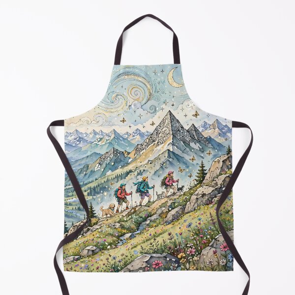 Item preview, Mountain Hike with Pets designed and sold by m-y-A-I-A-R-T-.