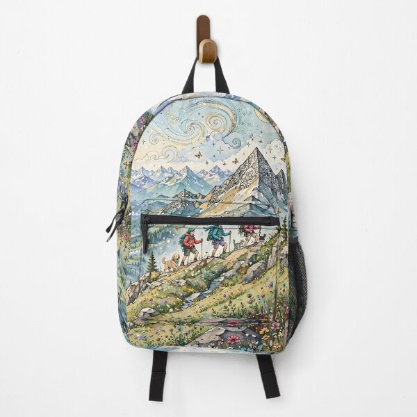 Item preview, Mountain Hike with Pets designed and sold by m-y-A-I-A-R-T-.