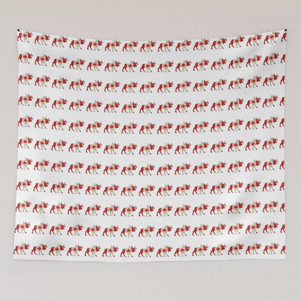 Item preview, Retro Canadian Moose Flag Vintage Maple Leaf Spirit designed and sold by Moizento.