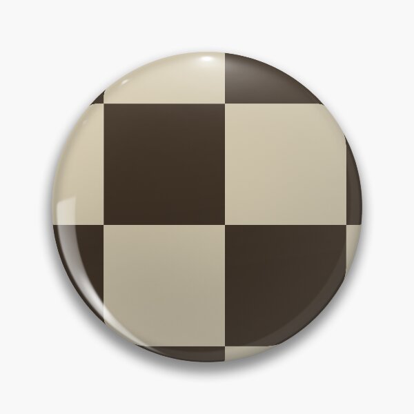 Item preview, Chocolate brown Checkered Pattern vintage style Plaid large designed and sold by DColourMuse.