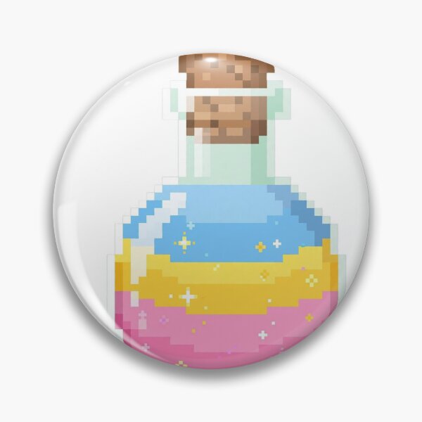 Item preview, Pansexual Minecraft Potion designed and sold by Bakeneko Wonders.