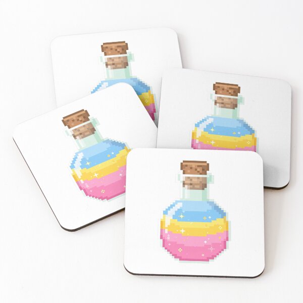 Item preview, Pansexual Minecraft Potion designed and sold by Bakeneko Wonders.