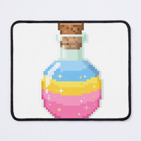 Item preview, Pansexual Minecraft Potion designed and sold by Bakeneko Wonders.