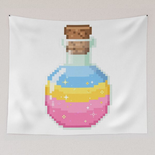Item preview, Poción pansexual de Minecraft designed and sold by Bakeneko Wonders.