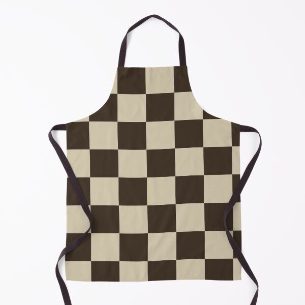 Item preview, Chocolate brown Checkered Pattern vintage style Plaid medium  designed and sold by DColourMuse.