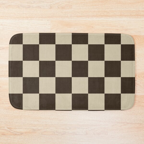 Item preview, Chocolate brown Checkered Pattern vintage style Plaid medium  designed and sold by DColourMuse.