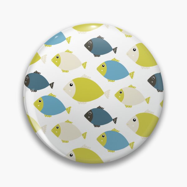 Item preview, Cute cartoon fish pattern designed and sold by Eridanka.