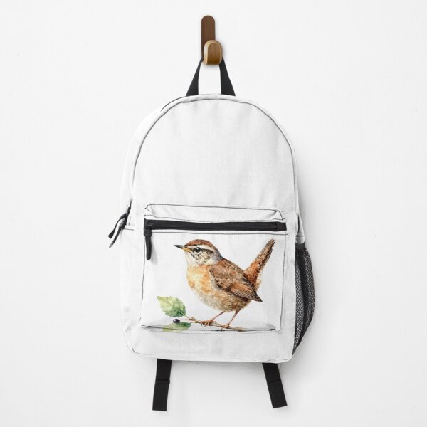 Item preview, Wren Bird Watercolor Illustration | Elegant Wren Bird Songbird Nature Artwork designed and sold by Rood Art Studio.