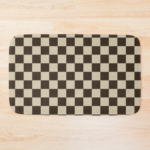 Item preview, Chocolate brown Checkered Pattern vintage style Plaid small  designed and sold by DColourMuse.