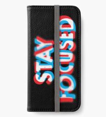 Konzentriert bleiben iPhone Flip-Case/Hülle/Skin
