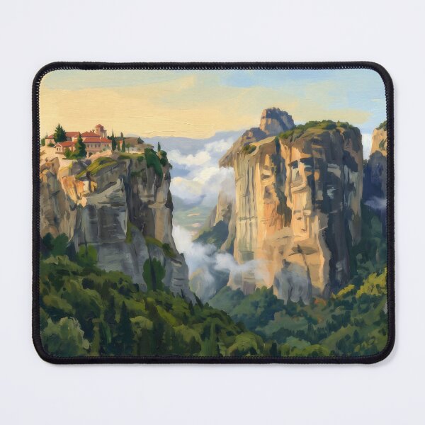 Item preview, The Monasteries of Meteora designed and sold by RedPeaStudio.