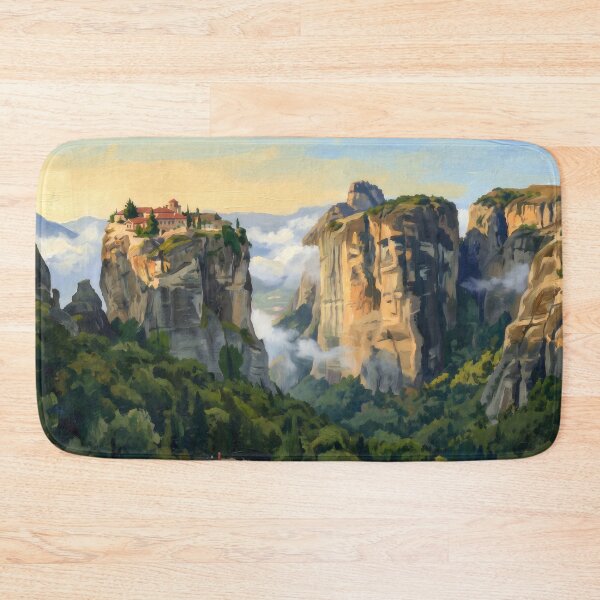 Item preview, The Monasteries of Meteora designed and sold by RedPeaStudio.