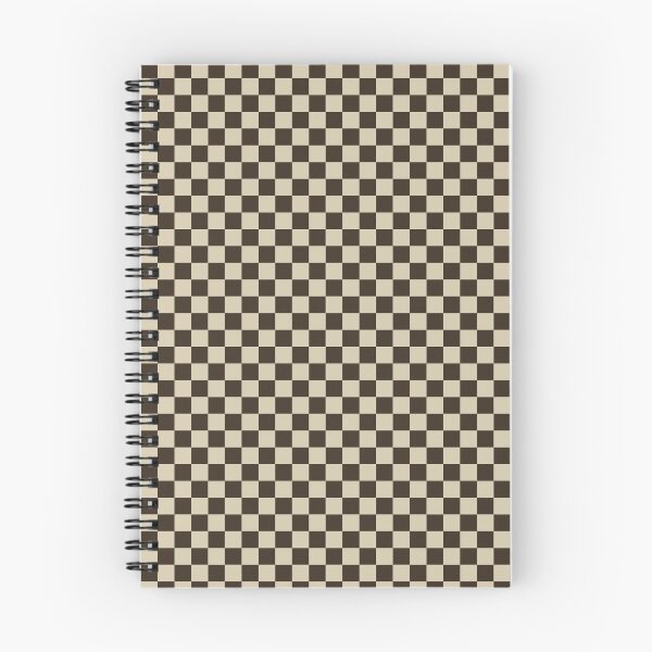 Item preview, Chocolate brown Checkered Pattern vintage style Plaid very small  designed and sold by DColourMuse.