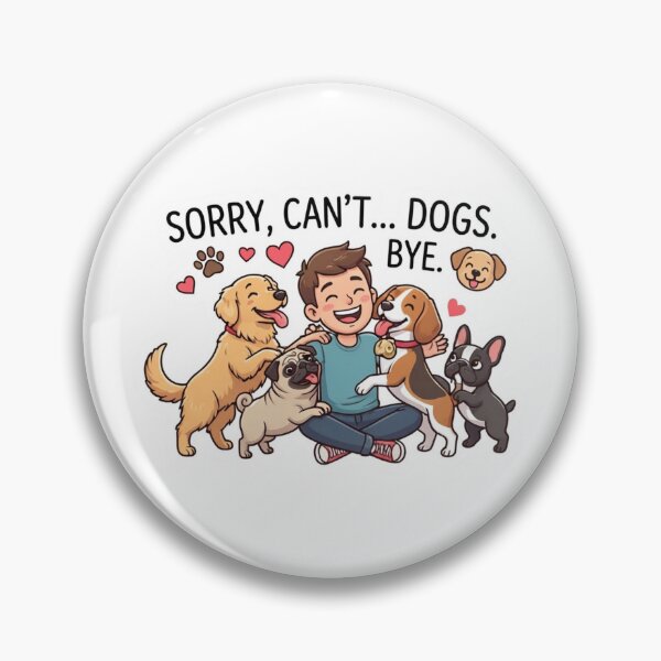 Item preview, Sorry Can't Dogs Bye Cute Dog Lover Funny Puppy Gift T-Shirt designed and sold by KTD28_SHOP.