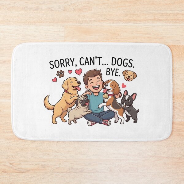 Item preview, Sorry Can't Dogs Bye Cute Dog Lover Funny Puppy Gift T-Shirt designed and sold by KTD28_SHOP.