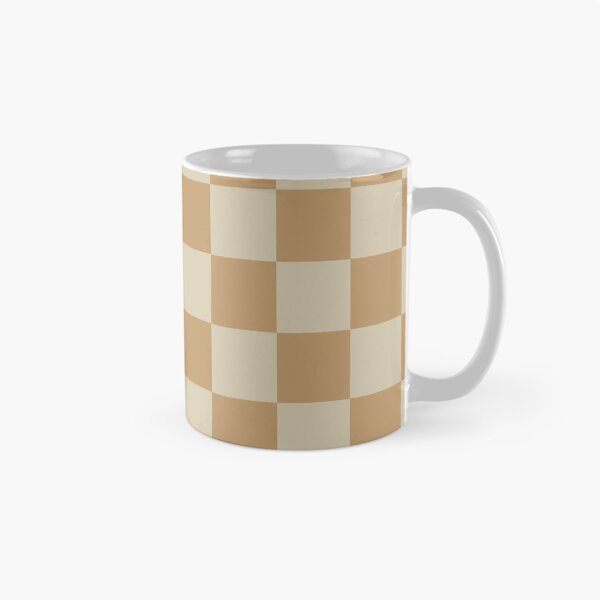 Item preview, Carmel mustard yellow Checkered Pattern vintage style Plaid large designed and sold by DColourMuse.