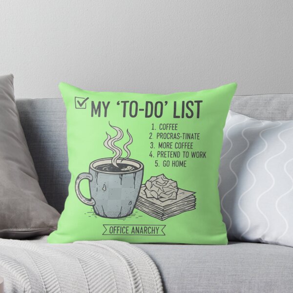 Item preview, Office Anarchy Coffee To Do List Graphic designed and sold by Exquisite Design Studio „Paculówka”.