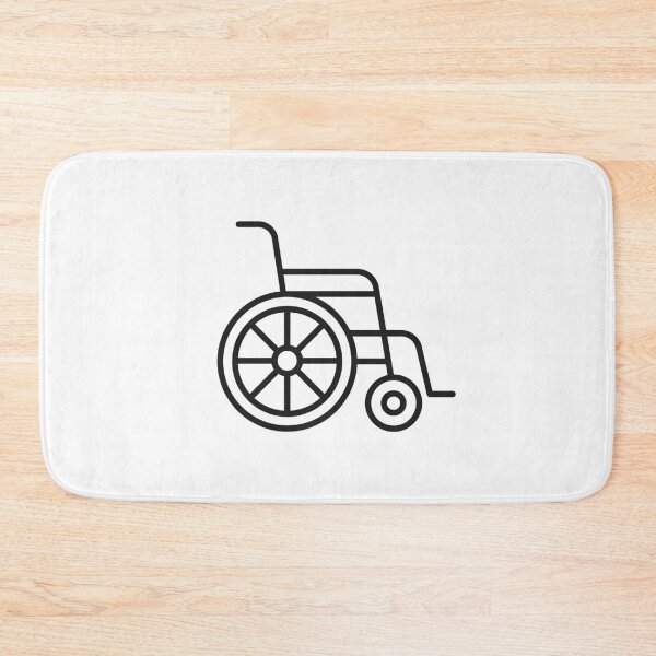 Item preview, Wheelchair Mobility Aid Line Icon designed and sold by VectorForge Studio.