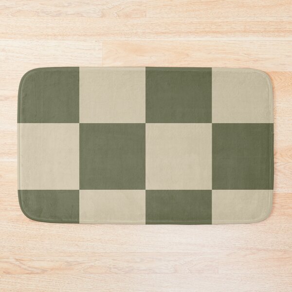 Item preview, moss olives Green Checkered Pattern vintage style Plaid large designed and sold by DColourMuse.