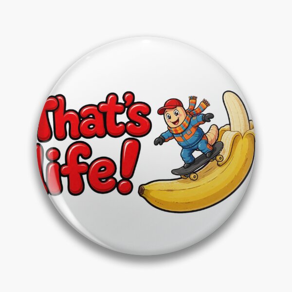 Item preview, That's Life! Skateboarding Worm On Banana Ramp designed and sold by Surviving Monday Club.