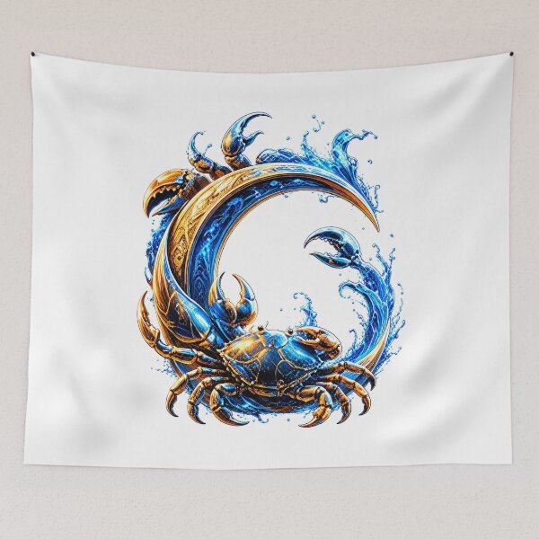 Item preview, Moonhoof Tideguard The Horse-Cancer Zodiac Letter C designed and sold by BlissBlvdShop.